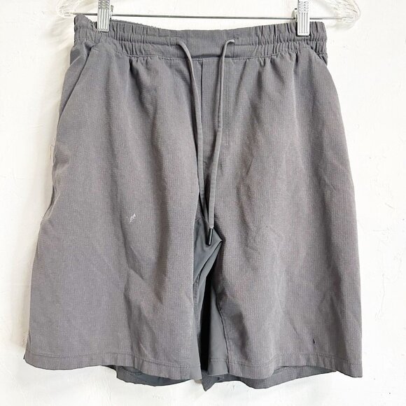 Lululemon Men’s Pace Breaker 8” Linerless Shorts Gray Medium Training Gym Short - Picture 1 of 13